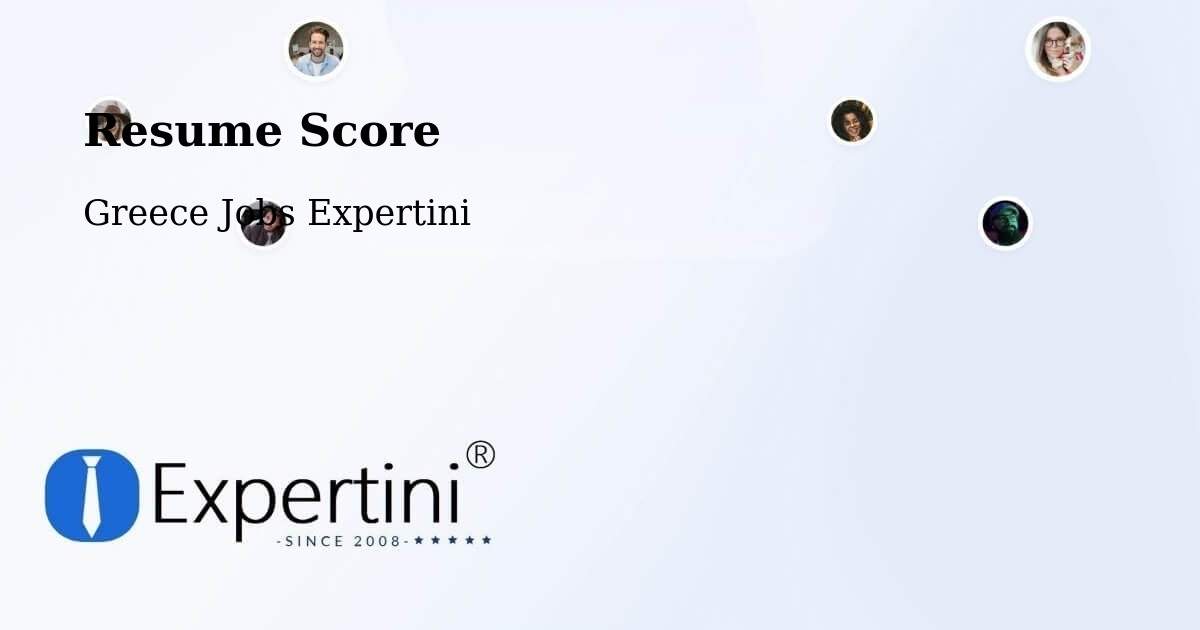 Resume Score & Job Description Match Tool – Manoláda - Greece Jobs Expertini